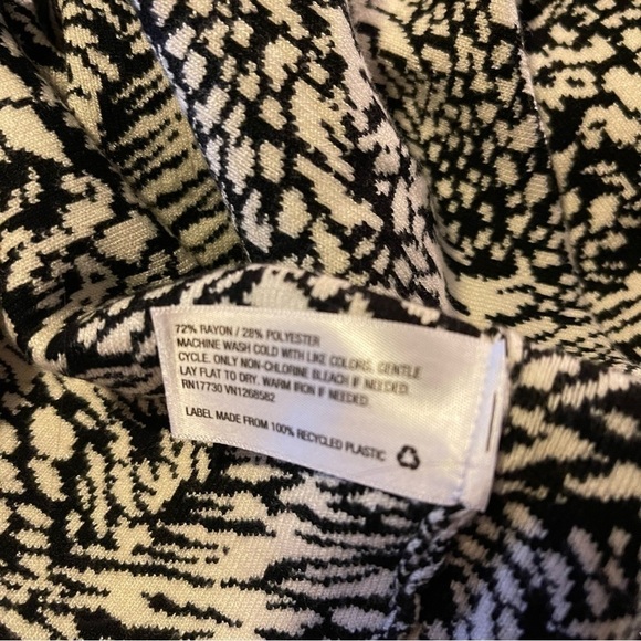 NWT Sergio Hudson for Target Animal Print Side Cut Out Sweater Midi Dress 2X - Picture 7 of 8